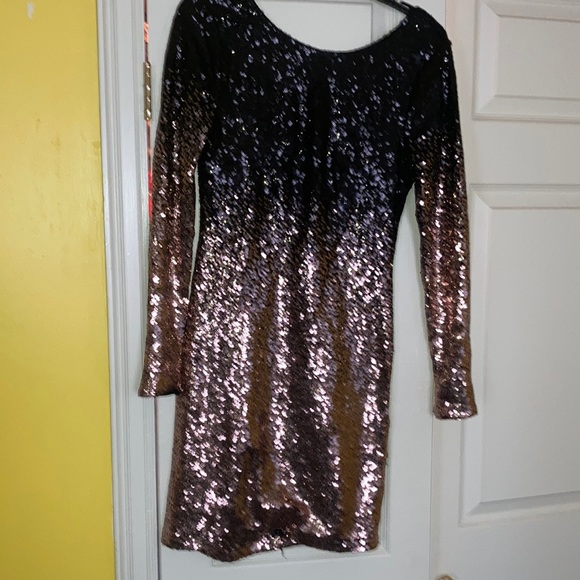 Charlotte Russe Ombré sequin dress - Picture 1 of 4